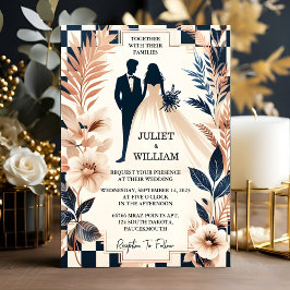 Convites Casamento Ilustrado do Get Retro Boho Studio