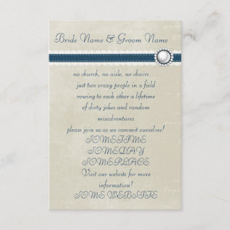 Convites Casamento Informal