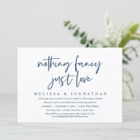 Casamento Informal Fuga, Nada de Luxo, Apenas Amor