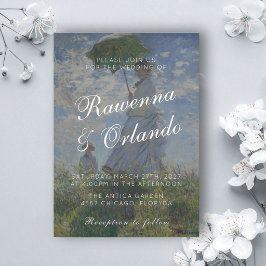 Convites Casamento Inspirado no Museu de Arte Fina Claude M