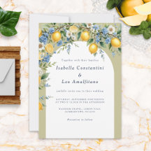 Casamento Italiano Elegante com Arco de Limão Amal