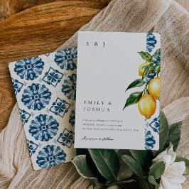 Convites Casamento Italiano Lemon Citrus Positano