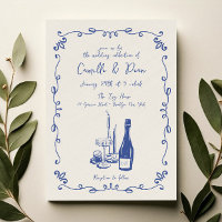 Casamento Jante Ilustrado com Letra Mão Escrita