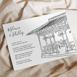 Convites Casamento Ladies Pavilion Central Park