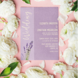 Convites Casamento Lavender Love