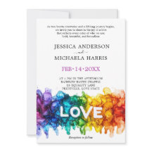 🌈 🐦 Casamento LGBTQ Pintado Com Amor