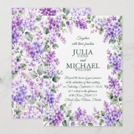 Convites Casamento Lilases