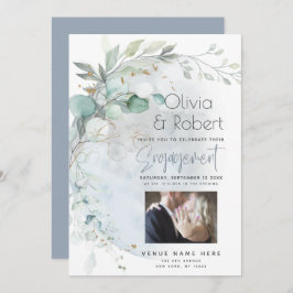 Convites Casamento | Lua Azul Empoeirada Louca de Amor