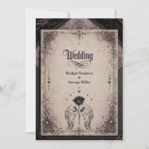 Casamento Lua Caveira Rosa Gótica Medieval