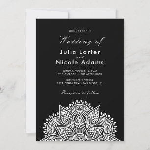 Convites Casamento Luxuoso Geométrico Brilhante Metálico
