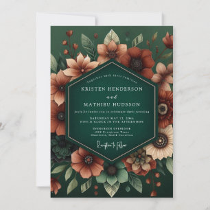 Convites Casamento Mal-humorado Esmeralda Ferrugem