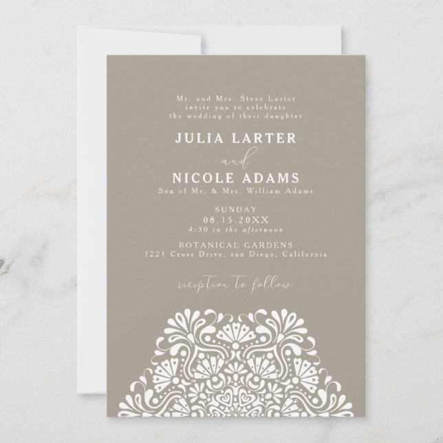 Convites Casamento Mandala Arco-íris Vibrante Fiesta Mexica (Frente)