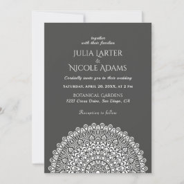 Convites Casamento Mandala da Floresta Amazônica Verde Esme