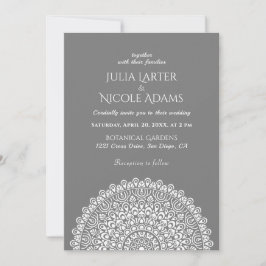 Convites Casamento Mandala da Floresta Amazônica Verde Esme