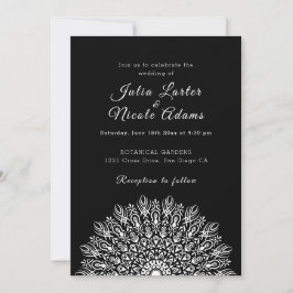 Convites Casamento Mandala de Grama Pampas Seca Pena Macia