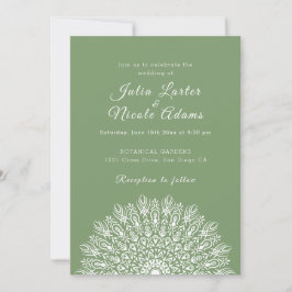Convites Casamento Mandala de Grama Pampas Seca Pena Macia