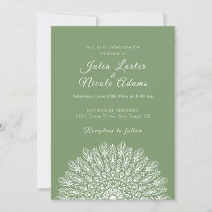 Convites Casamento Mandala de Grama Pampas Seca Pena Macia