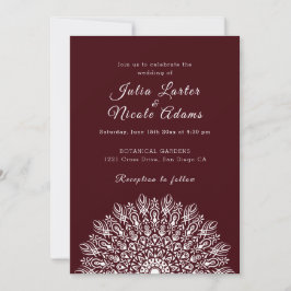 Convites Casamento Mandala de Grama Pampas Seca Pena Macia