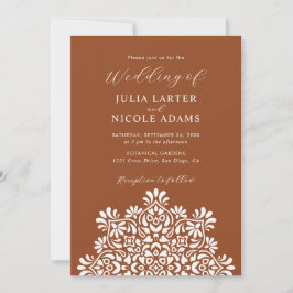 Convites Casamento Mandala Floral Rústico Boho Sol Nascente