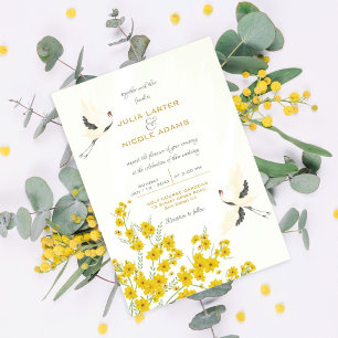 Convites Casamento Mandala Flores Lótus Cisnes Pássaros Sus