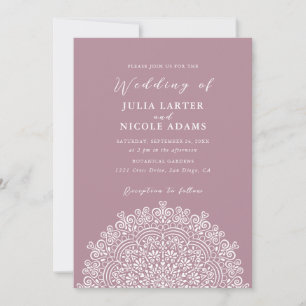 Convites Casamento Mandala Florescente Terreno Mexicano Ret