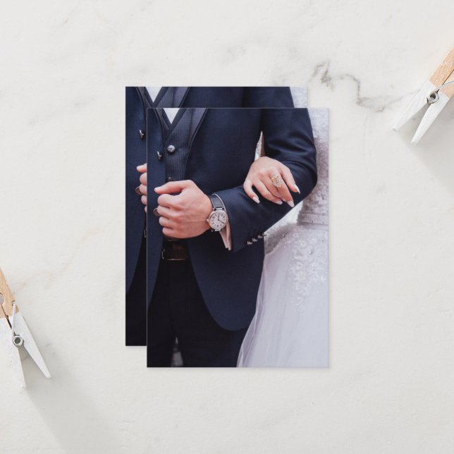 Convites Casamento Marido Esposa Noiva Noivo (Frente/Verso In Situ)