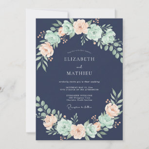Convites Casamento Meio da Noite Hortênsia Grey Eucalipto
