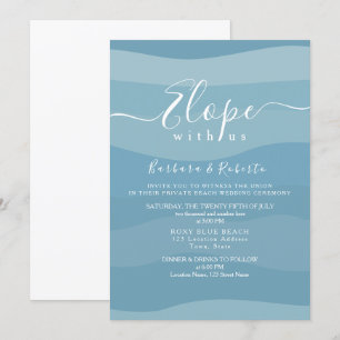 Convites Casamento Micro Azul
