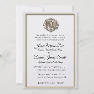 Convites Casamento Militar Personalizado