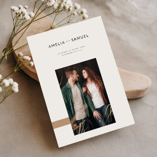 Convites Casamento Minimalista Boho Elegante