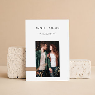 Convites Casamento Minimalista Boho Simples