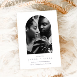 Convites Casamento minimalista de fotografia elegante