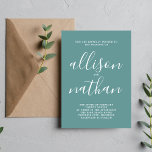 Convites Casamento Minimalista De Ovo De Pato Verdadeiro 1<br><div class="desc">Este simples e maravilhoso convite de casamento é perfeito para o minimalista de todos nós! Por favor,  entre em contato comigo se você quiser ajuda para personalizar a parte de texto deste convite para casamento.</div>
