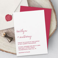 Casamento Minimalista do Script Moderno Viva Magen