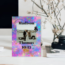 Casamento Minimalista Dourado Opal Stone 1 Foto Ne