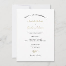 Convites Casamento Minimalista Elegante