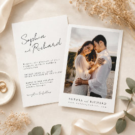 Convites Casamento Minimalista Elegante