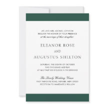 Casamento Minimalista Esmeralda Verde Moderno Tudo