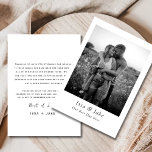 Convites Casamento minimalista graças a sua carta com a fot<br><div class="desc">Um casamento minimalista graças ao seu cartão com a foto Este modelo imprimível do cartões de agradecimentos do DIY apresenta uma letra manuscrita e um design moderno e minimalista. Edite facilmente este obrigado no navegador zazzle sem precisar baixar nenhum software ou fonte adicional. Altere a fonte, as cores da fonte...</div>