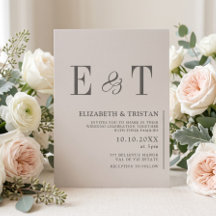 Casamento Minimalista Marfim Elegante 