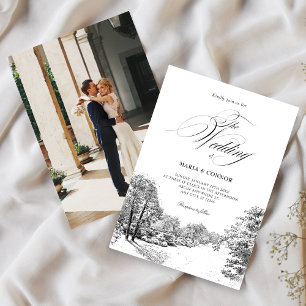 Convites Casamento minimalista moderno