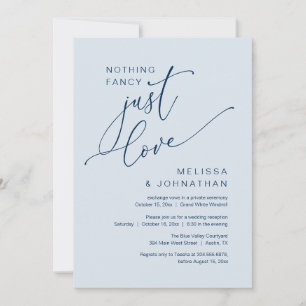 Convites Casamento Minimalista Nada de Luxo Só Amor Jantar
