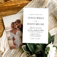 Casamento Minimalista Negro e Branco Moderno