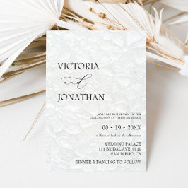 Convites Casamento Minimalista Preto e Branco