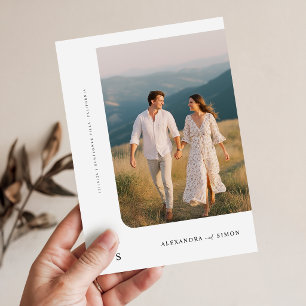Convites Casamento Minimalista Rustic Boho