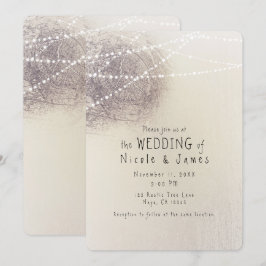 Convites Casamento Minimalista Rústico de Tronco de Árvore 