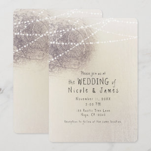 Convites Casamento Minimalista Rústico de Tronco de Árvore