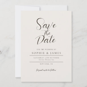 Convites Casamento Minimalista Salvar A Data