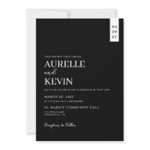 Casamento Minimalista Simples Elegante Código QR P