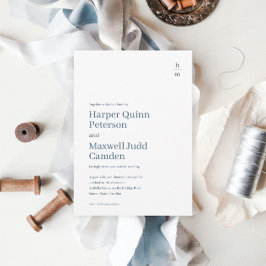 Convites Casamento Minimalista Simples Moderno